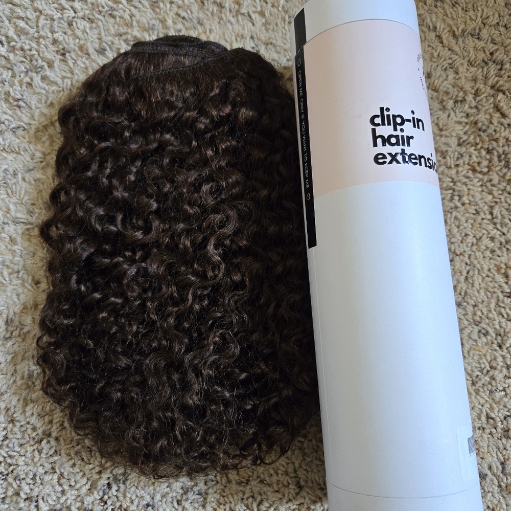 Clip in hair extensions